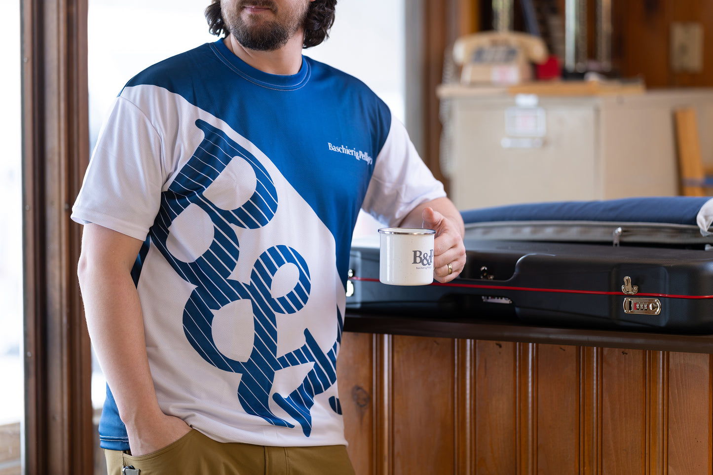 B&P Mens Sublimated Roundneck T-Shirt