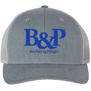 B&P Embroidered Tri-Color Trucker Cap