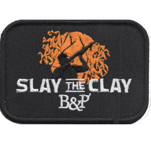 B&P Slay The Clay Velcro Patch – Baschieri Pellagriusa Lifestyle