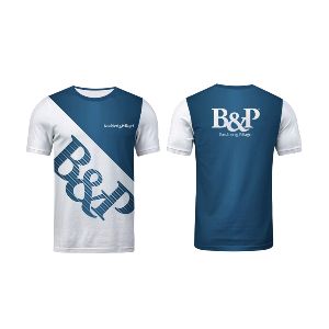 B&P Mens Sublimated Roundneck T-Shirt