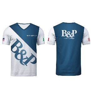 B&P Ladies Sublimated V-neck T-Shirt